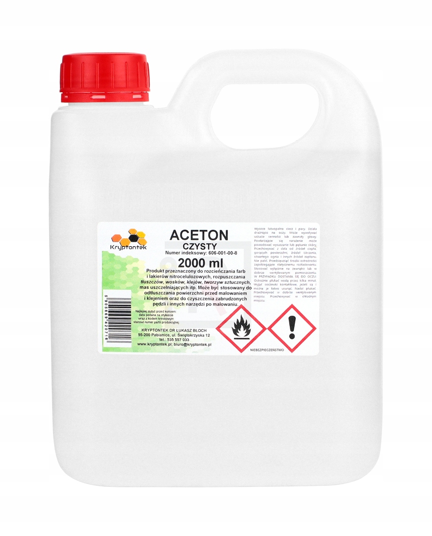 

-hq- Aceton Kosmetyczny Kosmetyczny 2L