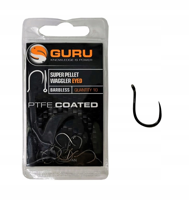

Guru Pellet Waggler Eyed r.10 Barbless 10szt