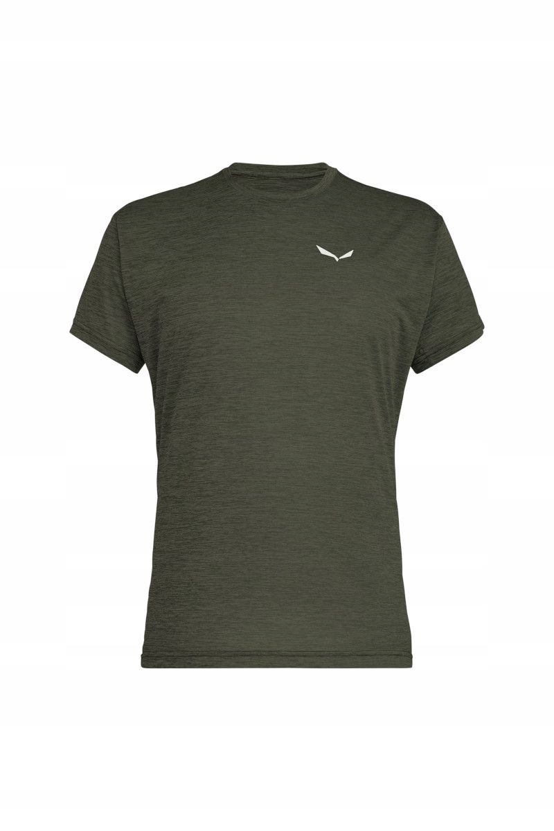 Pánská treková košile Salewa Puez Melange Dry Ss Tee zelená XXL (54)