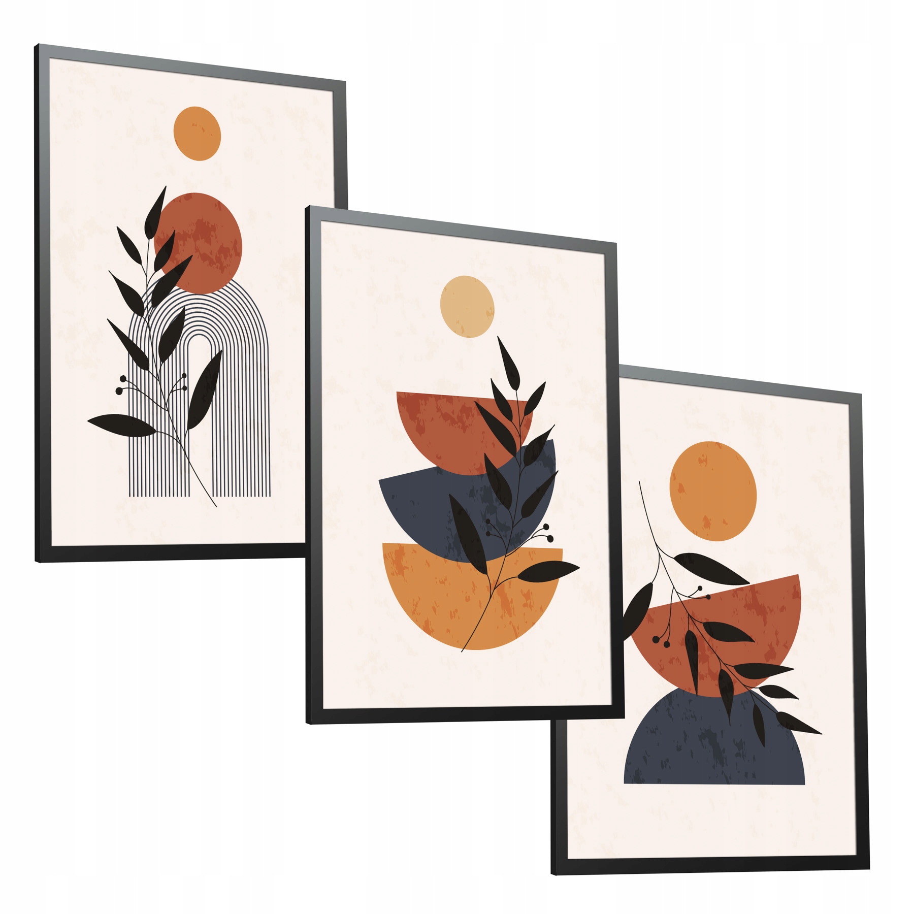 

Nowoczesne 3 plakaty 40x50 do salonu sypialni