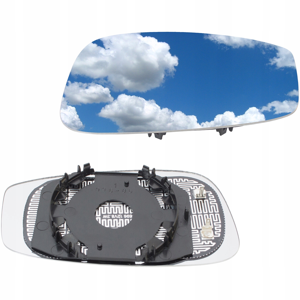 Fiat Idea Lancia Musa wkład szkło lusterka OGRZEWANY P