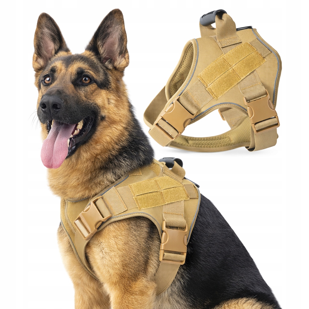 Taktické Postroje Pro Psa Prodyšné, Lehké, Pevné, Nastavitelné Na Procházku