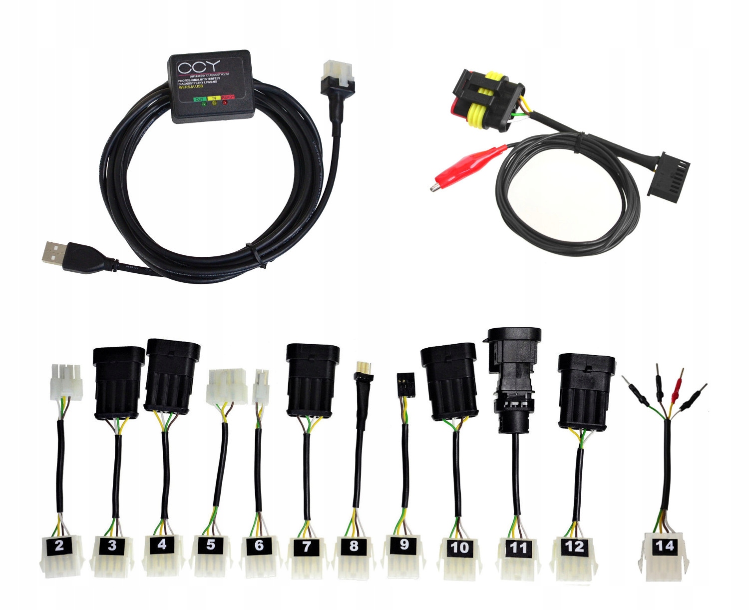 Interfejs Lpg Usb 14 złącz Dla Lovato Stag Landi