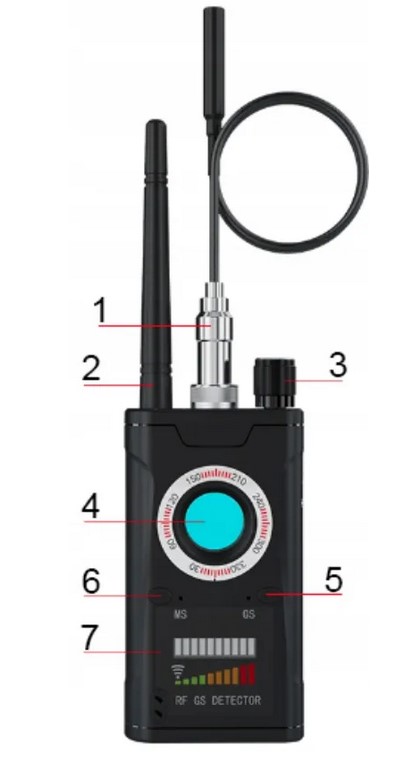 BEZPRZEWODOWY WYKRYWACZ SYGNAŁU K18, GPS ANALIZATORY SYGNAŁU, DETEKTOR GPS Informacje o bezpieczeństwie CE