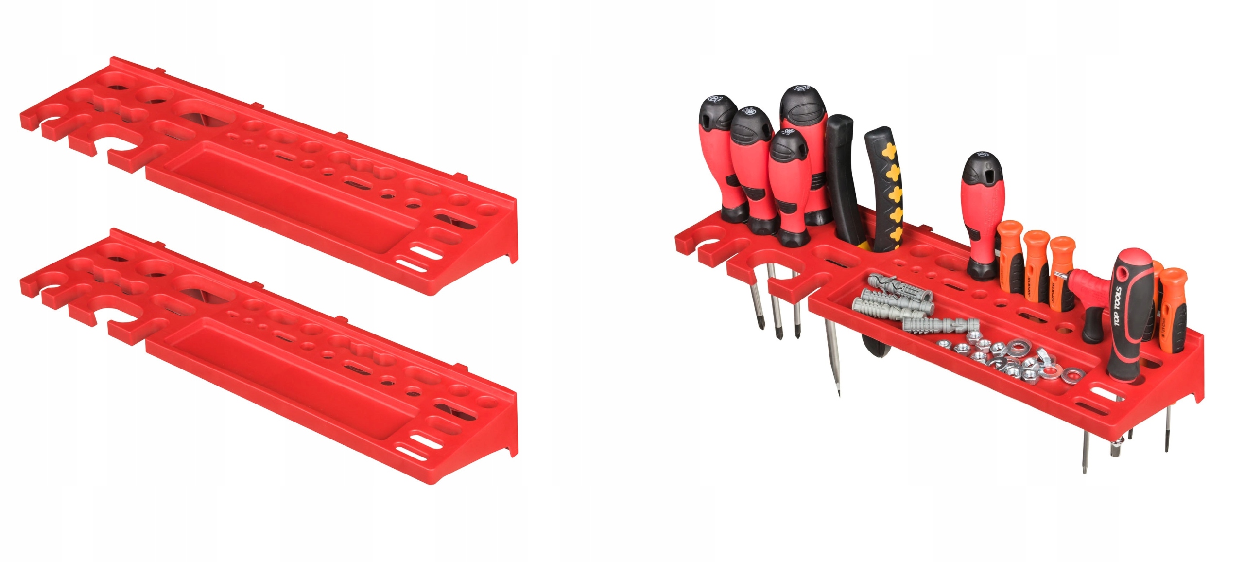 Tablica Ścianka Narzędziowa XXL + 84 pojemników Wysokość produktu 78 cm