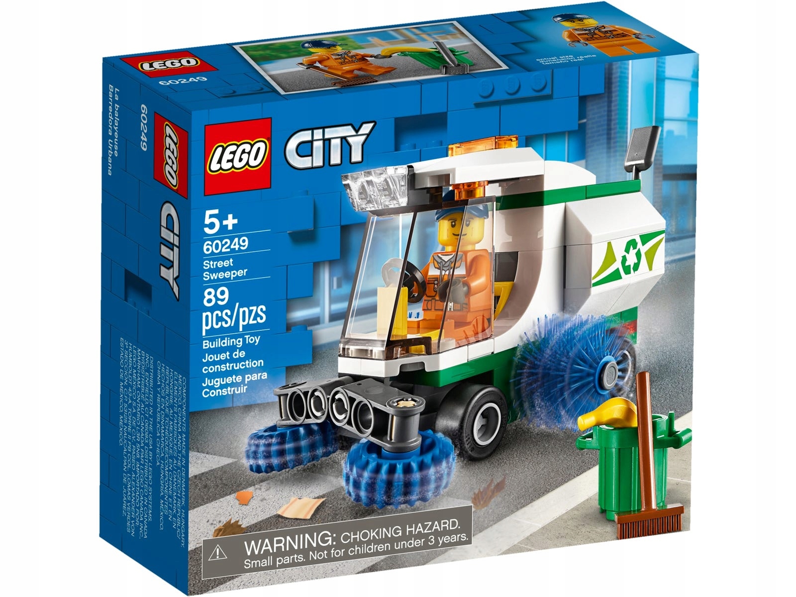 Originální Lego 60249 City Zametací stroj Stavebnice Nové