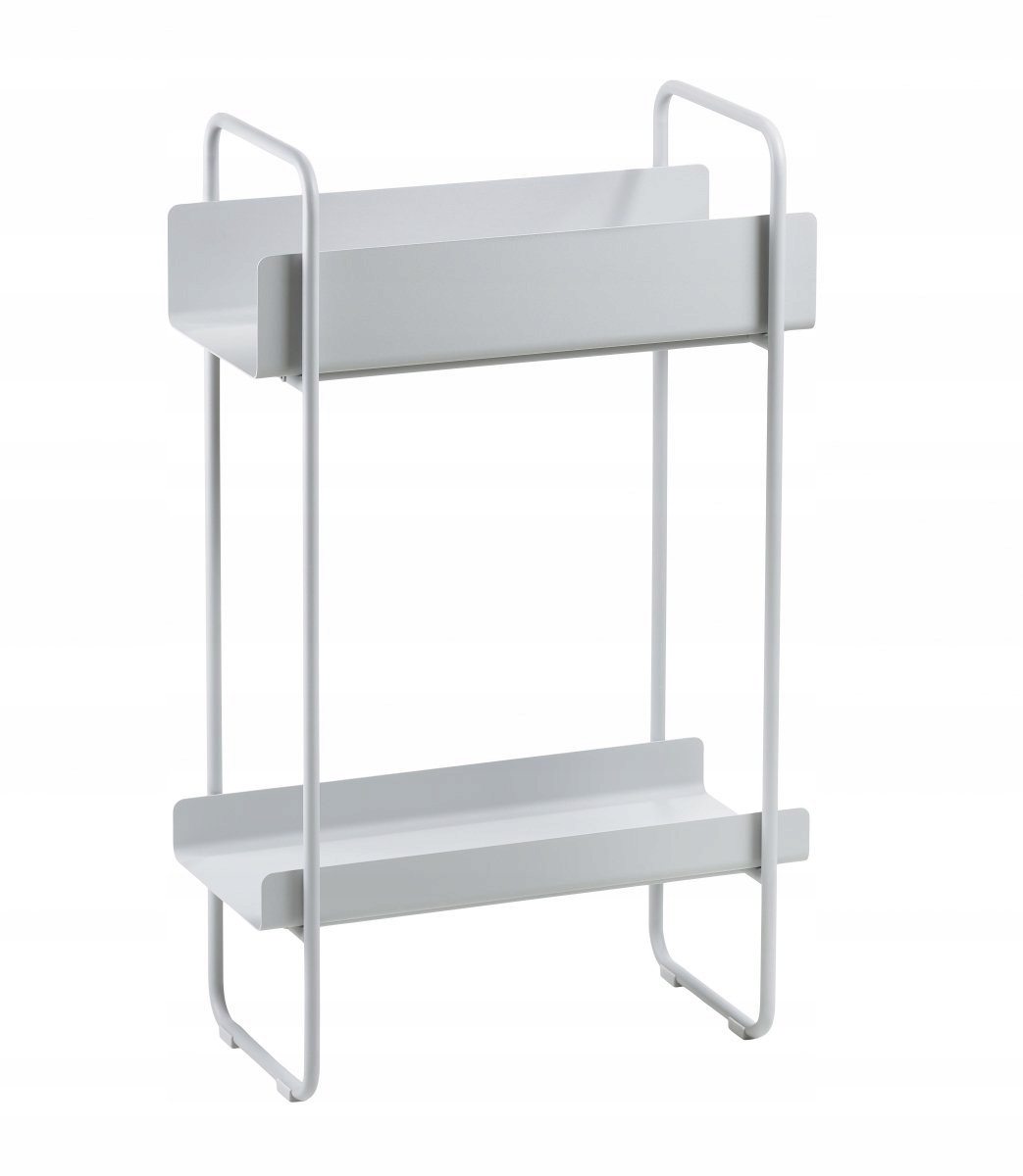 Zone A-console Kovová konzola 77 cm, svetlosivá