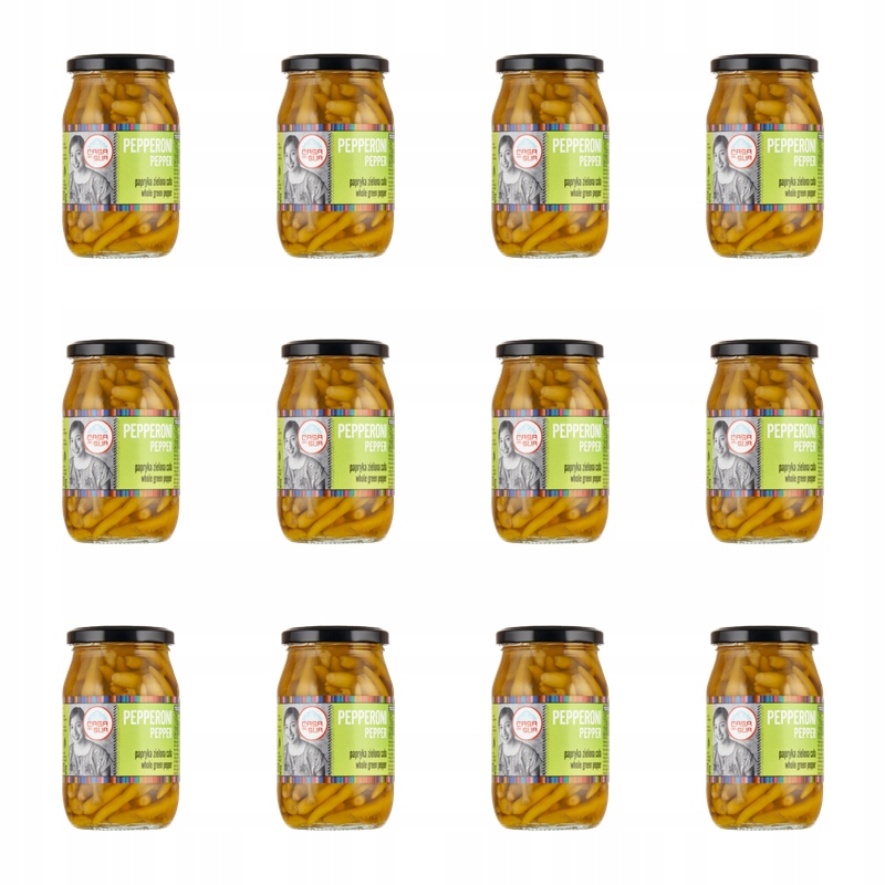 Casa del Sur papryka pepperoni zielona cała 325g X12