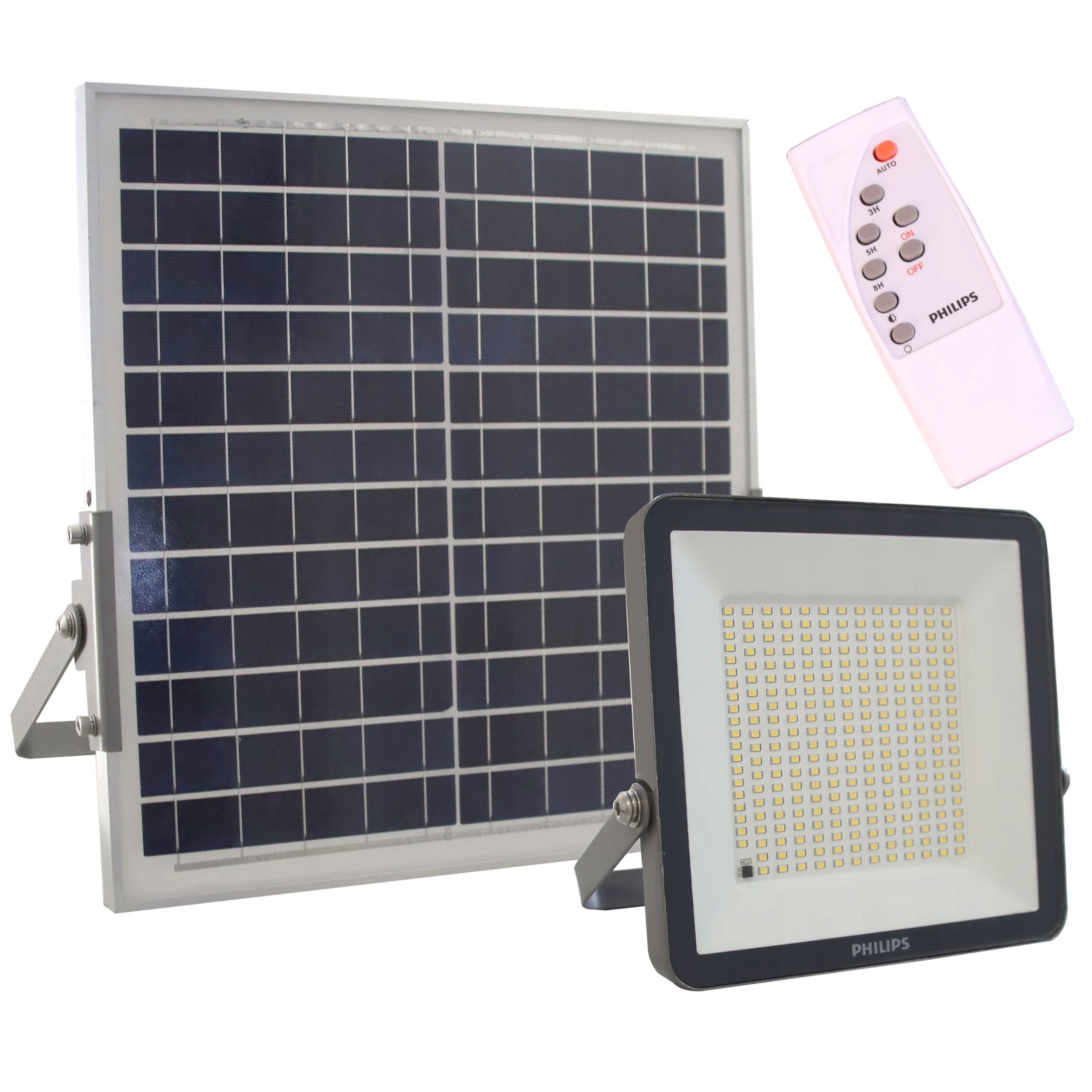 Solárna Led lampa Philips s snímačom súmraku diaľkové ovládanie 13W 3000K