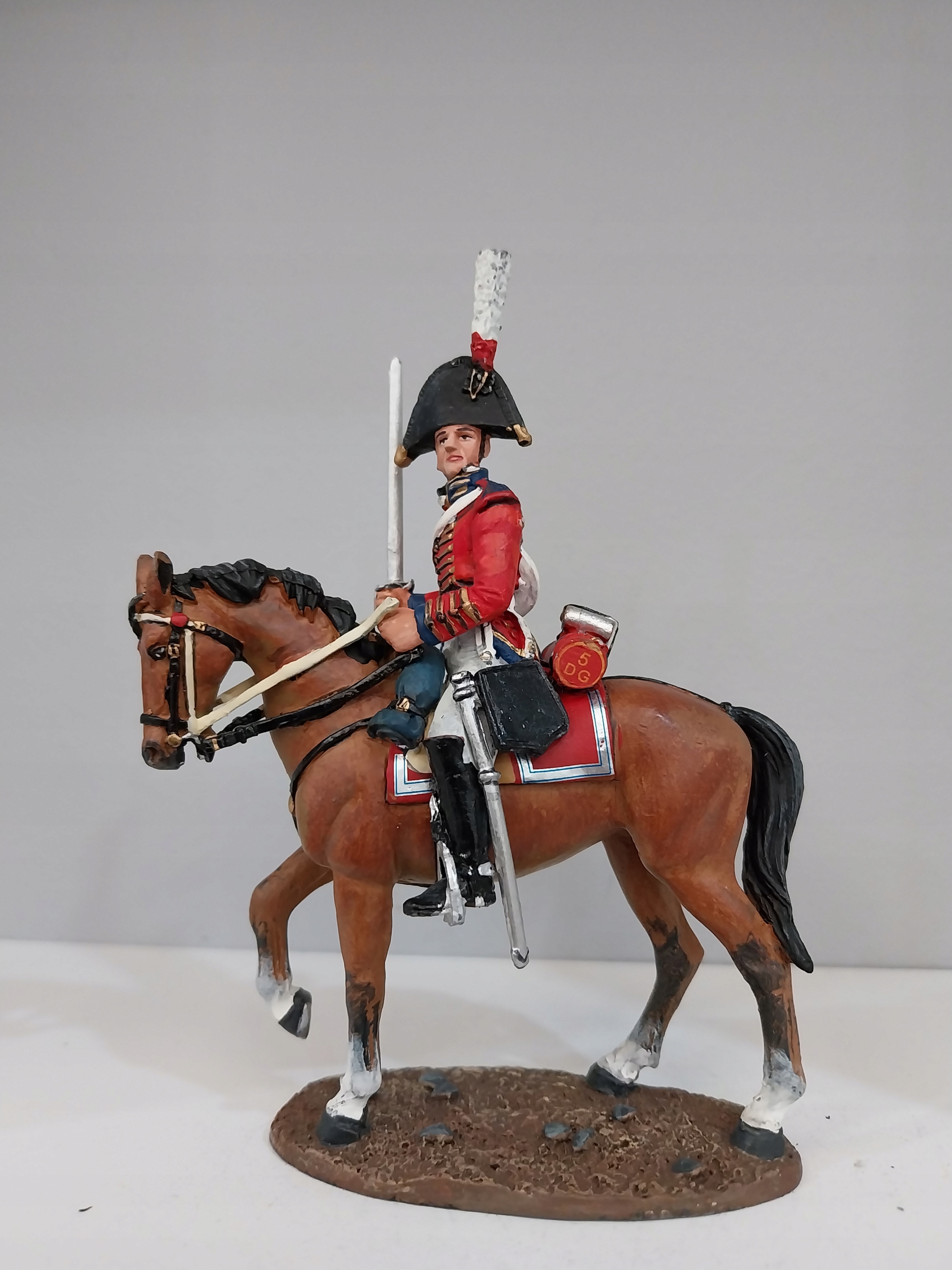 Důstojník britské 5. dragounské gardy, 1812 Del Prado 1/30 (č. 13)