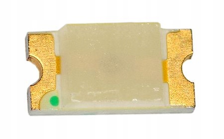 Dioda LED zielona 23mcd 2,4V 573nm SMD 0805 x10szt