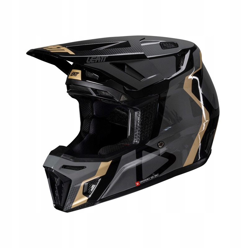 Motocyklová Prilba S Okuliarmi Leatt Kit Moto 8.5 Black L