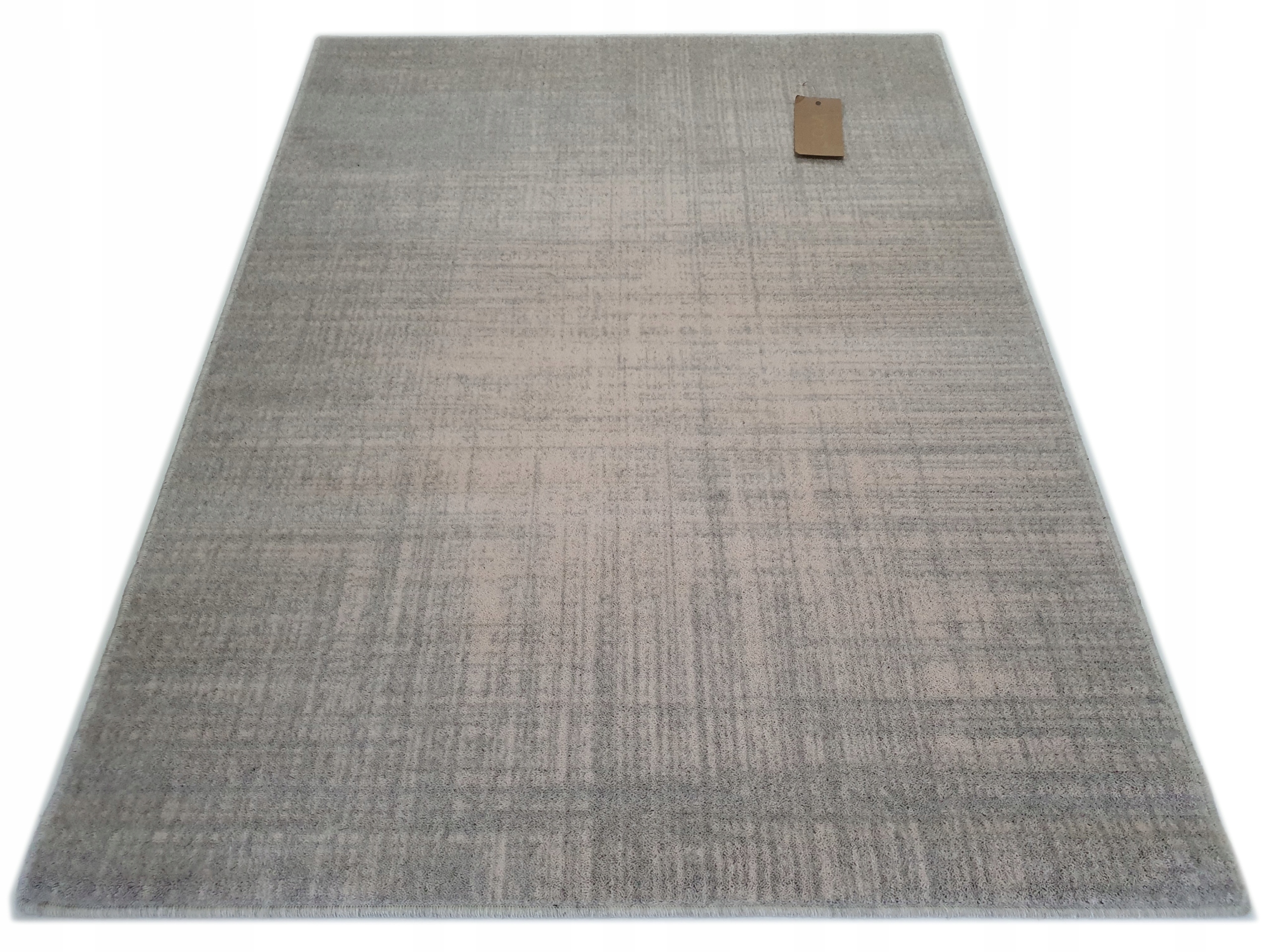 Dywan wełniany 200x300 Isfahan M Rite alabaster loftowy szary 100% wełna