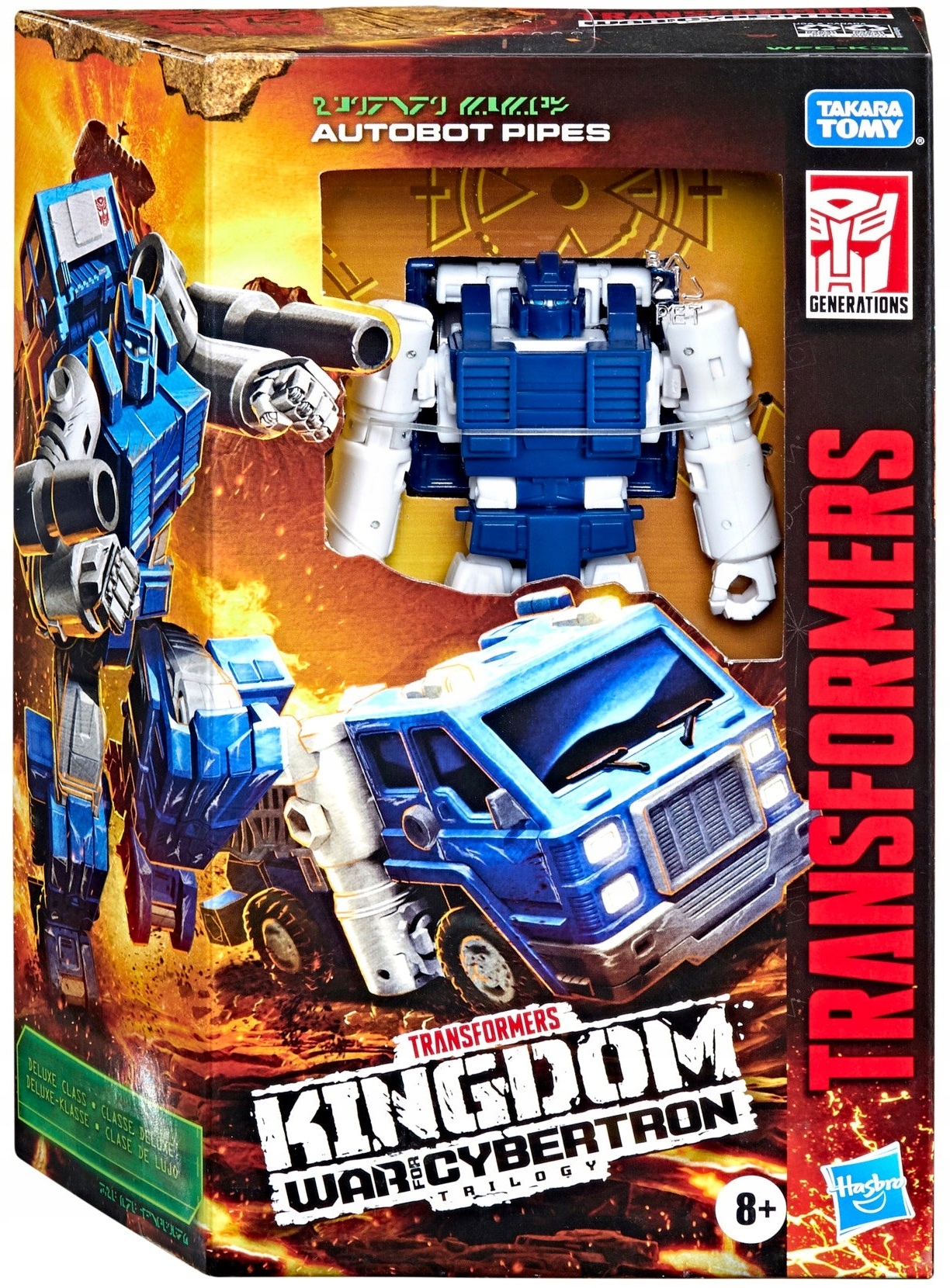 Transformers Kingdom Autobot Pipes WFC-K32 Deluxe