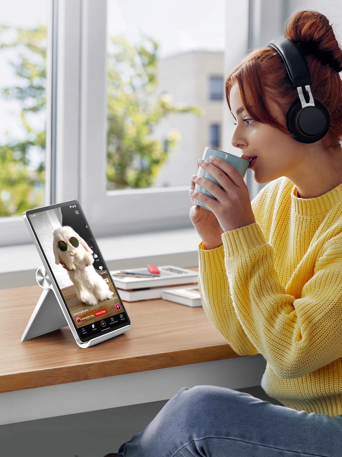 UGREEN Stojak Na Tablet Kompatybilny Z iPad Galaxy Tab Huawei iPhone — miniatura 4