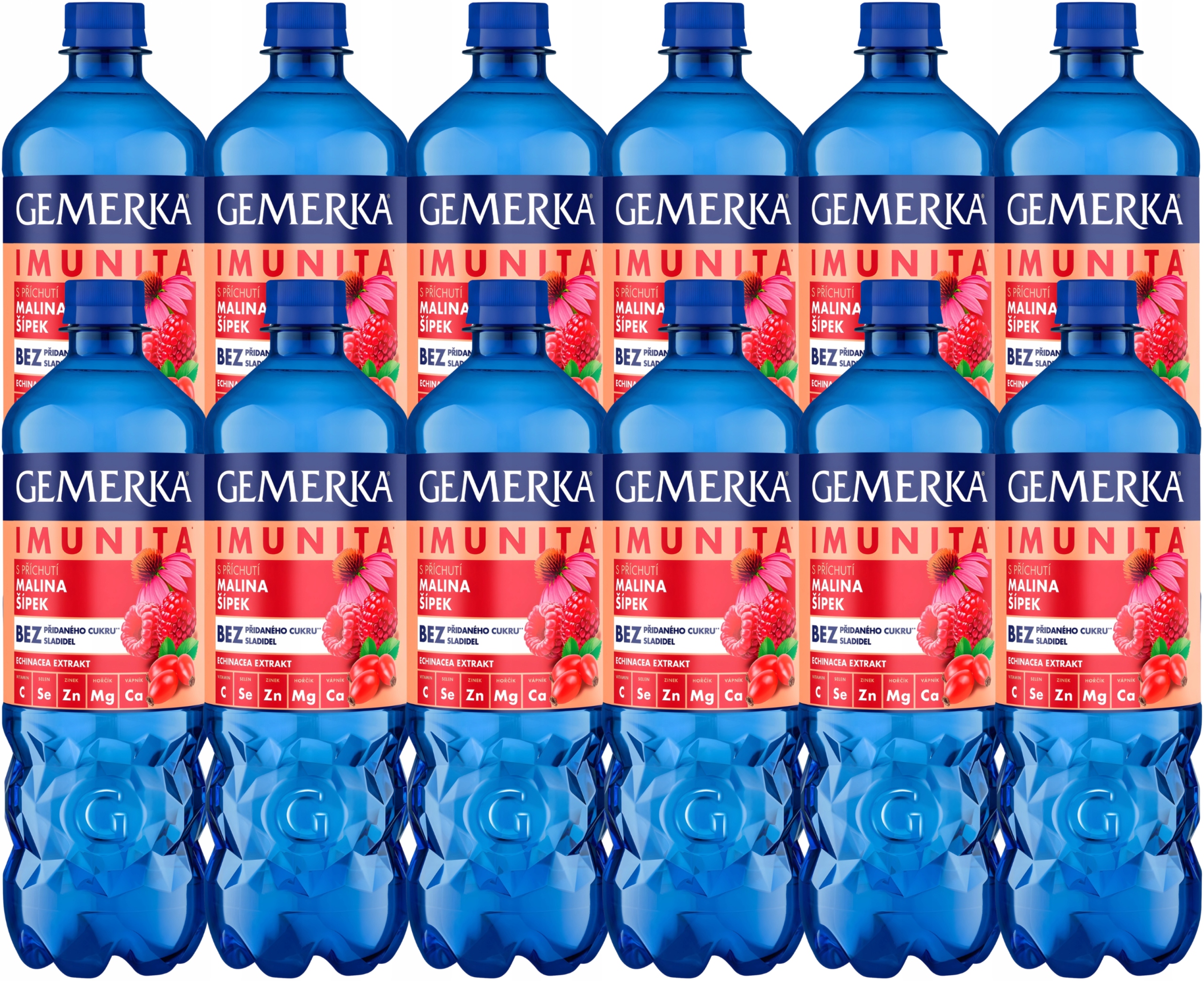 Gemerka Imunita Yechinacea Malina Šípek 12×0,75l