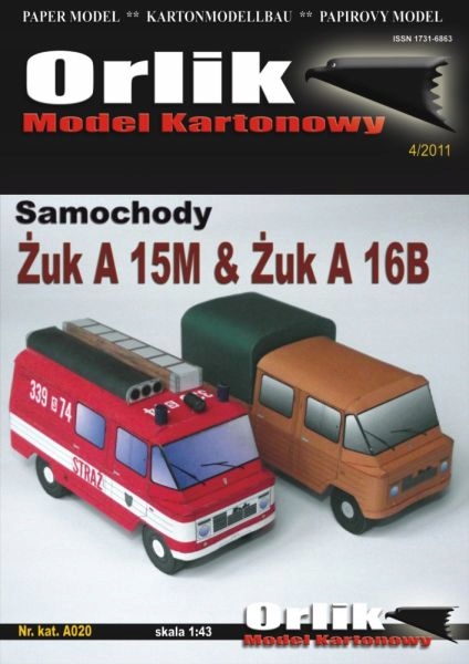 

Orlik A020. Samochody Żuk A15M & Żuk A 16B