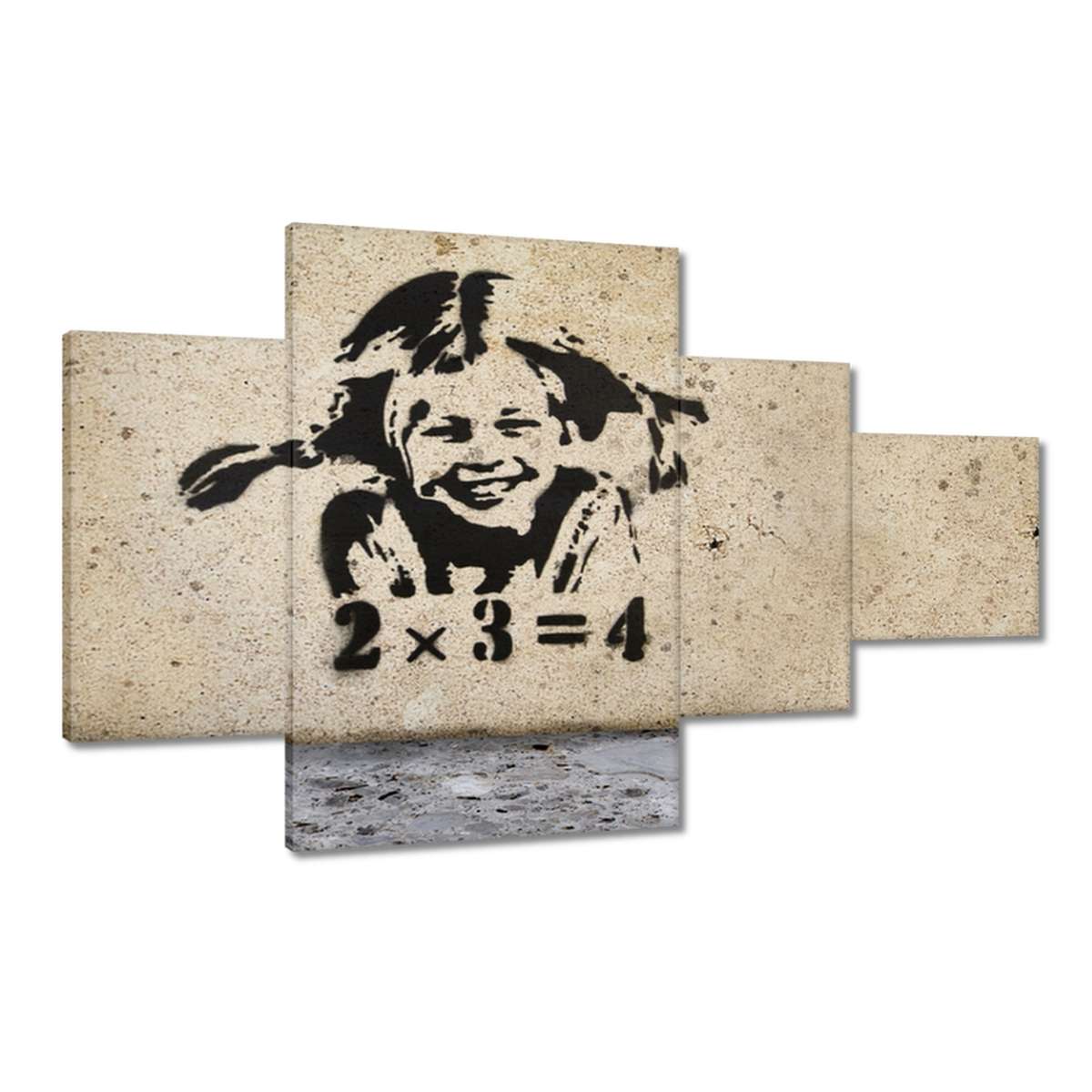 Obrazy 130x80 Banksy Dívka Pihy