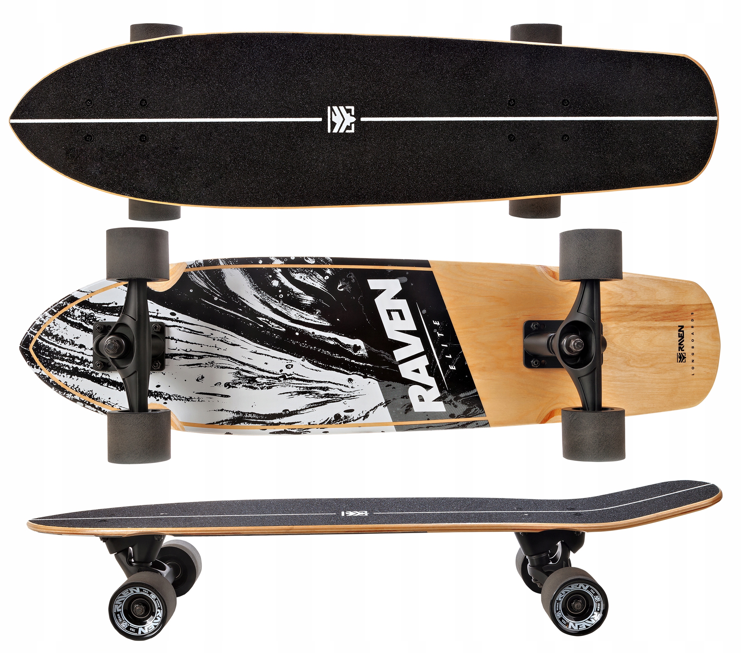 

Deskorolka Longboard Raven Elite Cruiser ABEC9
