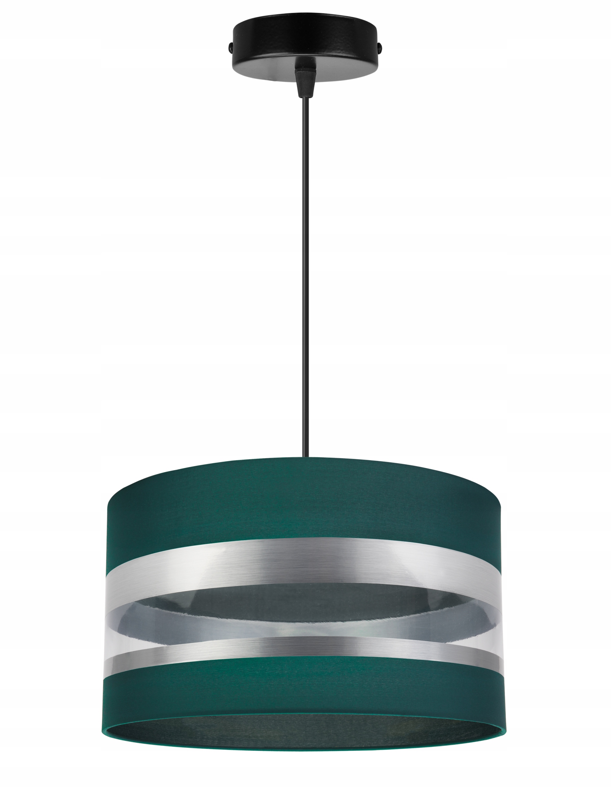 Stropní Závěsné Svítidlo Trojitý Lustr Elegantní Chrom Led Stínidlo