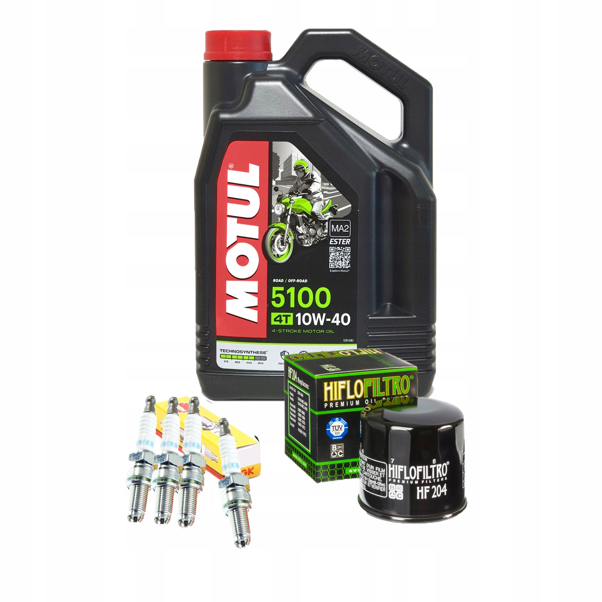 Filtr KAWASAKI ZX6R 636 C 05-06 Olej Motul Świece