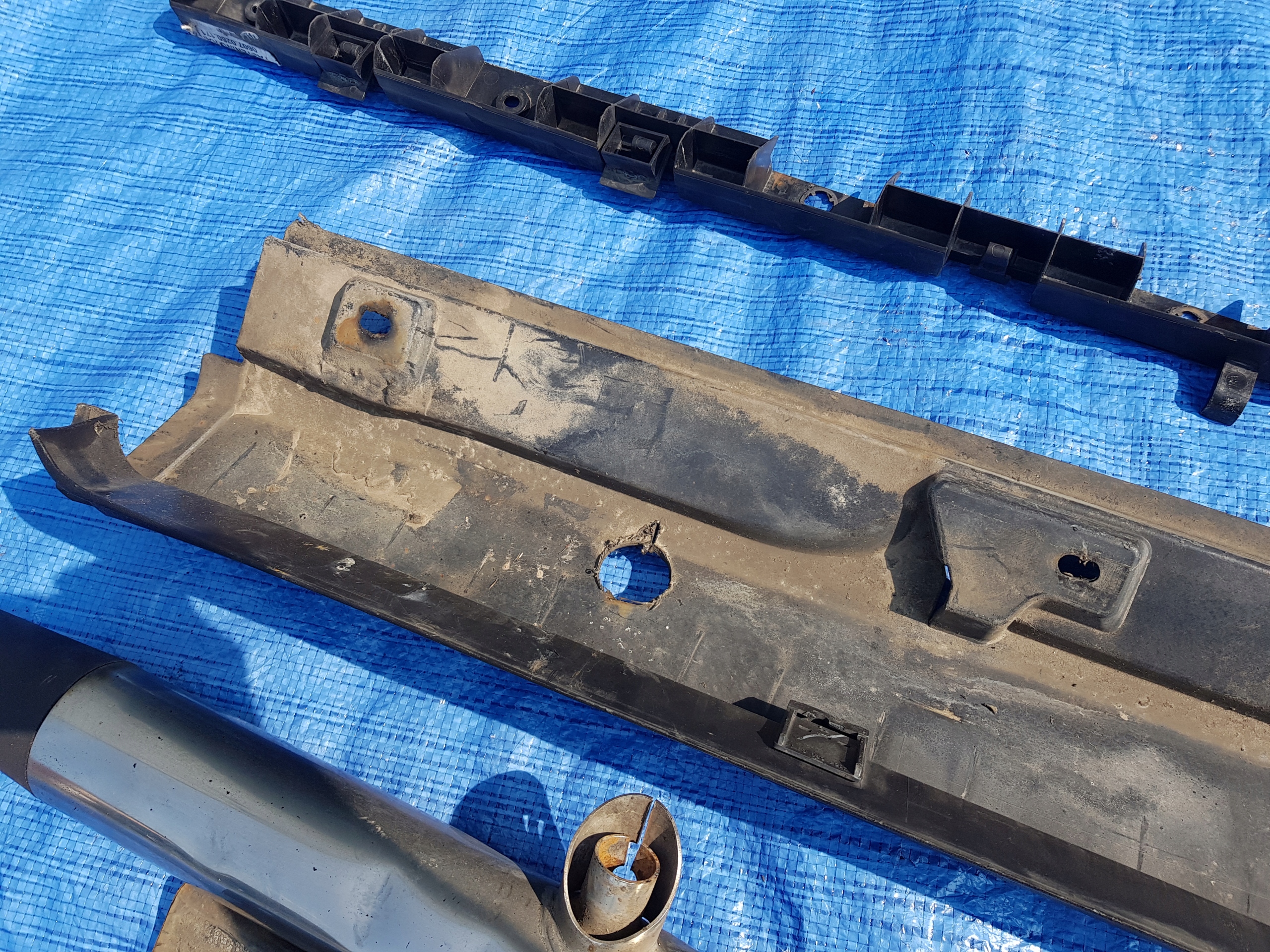 KOMPLET PROGOW right left threshold MERCEDES ML W164 cap moulding STOPIEN