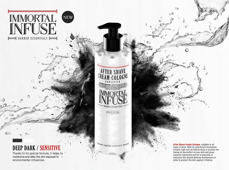 Immortal Infuse Cream Cologne Sensitive 400ml EAN (GTIN) 8680304584417
