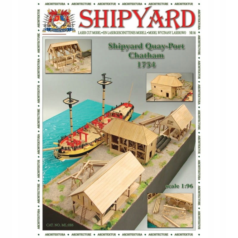 ShipYard Č. 94 Přístavní nábřeží Chatham 1754 1/72