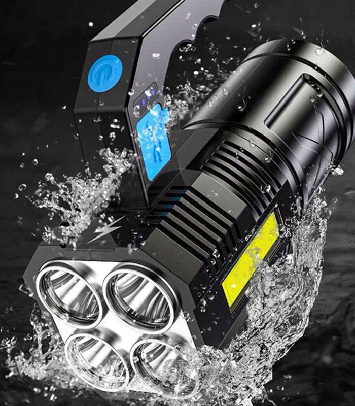 LATARKA AKUMULATOROWA LED SZPERACZ TAKTYCZNA WIELOFUNKCYJNA ŁADOWANIE USB Marka LTC