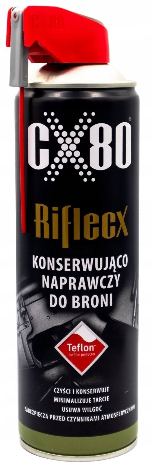 Spray konserwujący Teflon do broni Riflecx 500ml
