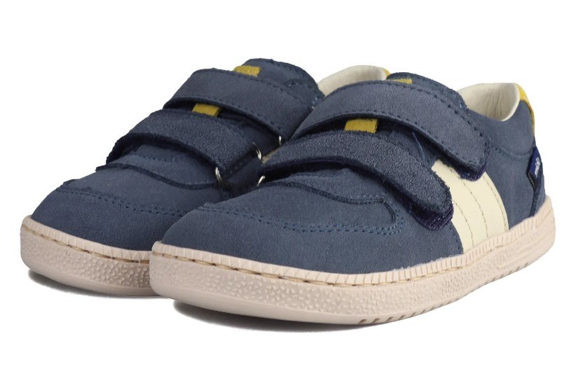 Trzewiki Dziecięce Półbuty Barefoot Mido Shoes Niebieski R.24