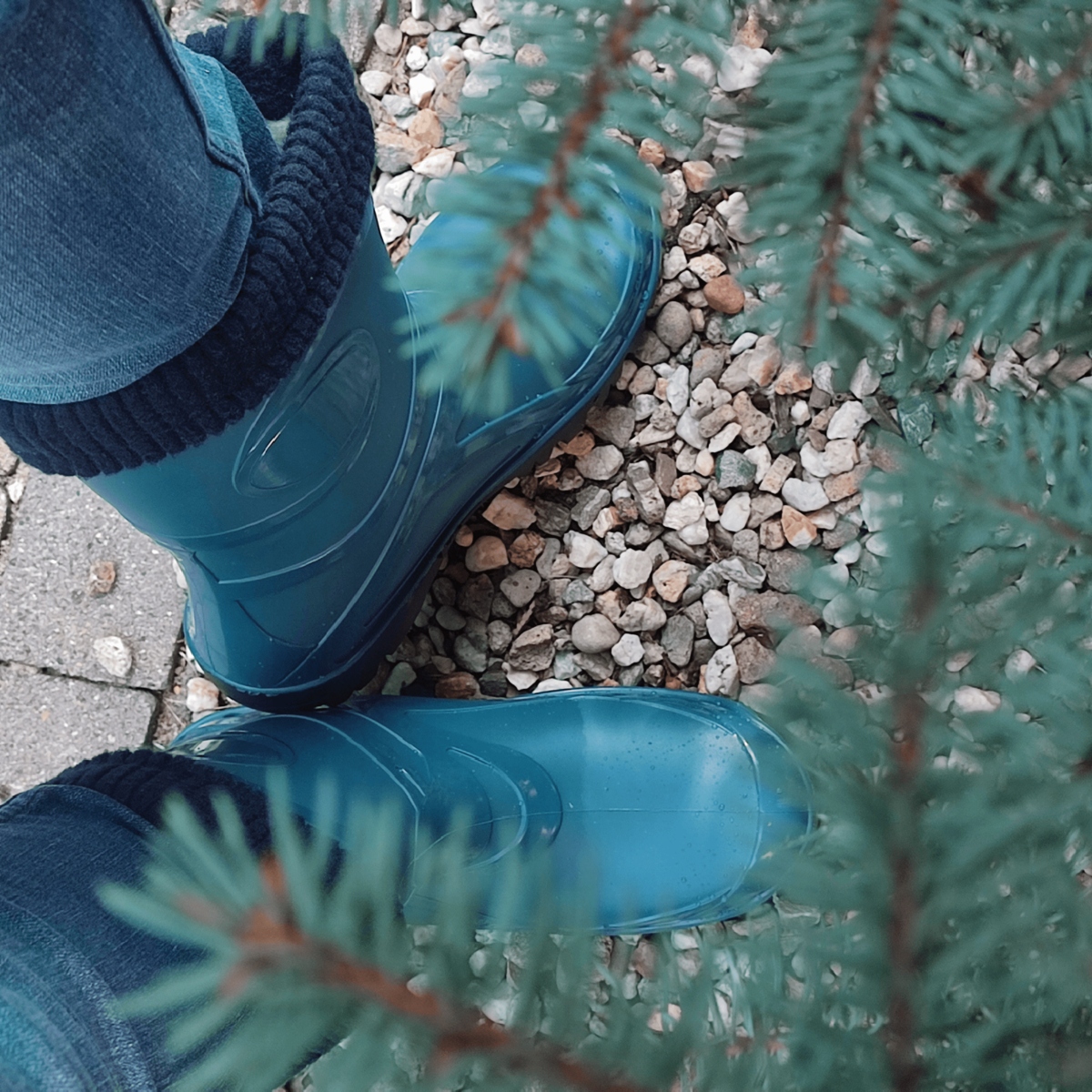 KALOSZE DAMSKIE OCIEPLANE PVC DEMAR 41 Długość wkładki 26.5 cm