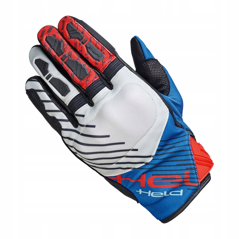 Motocyklové Rukavice Held Hamada 2 Grey Blue 10