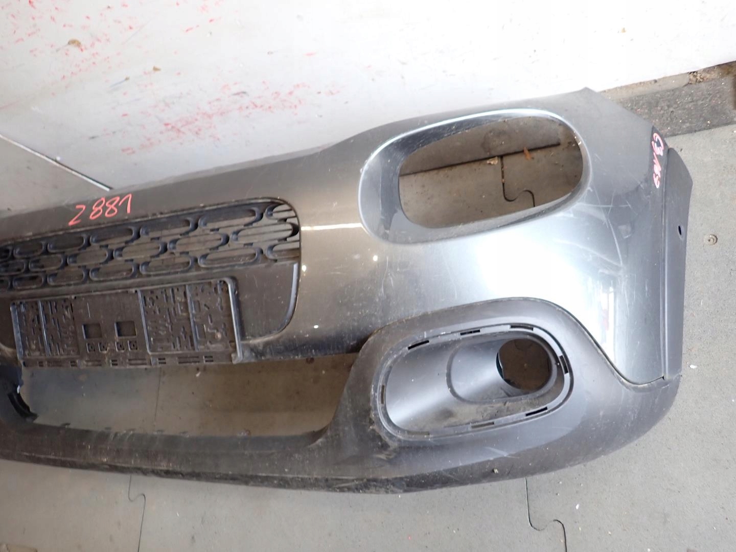 bumper front front CITROEN C3 III 2016- 9813378877
