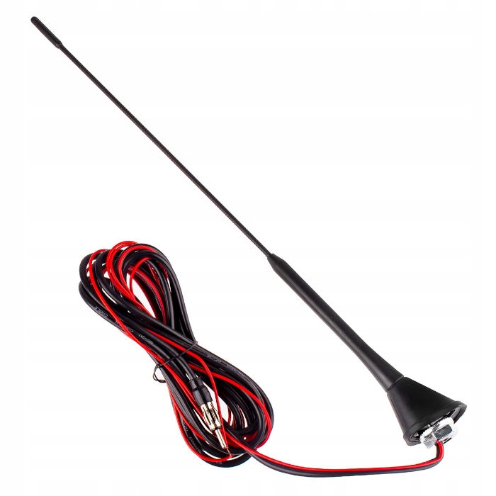 

Antena radiowa Fm do auta wtyk Din ze wzmacniaczem