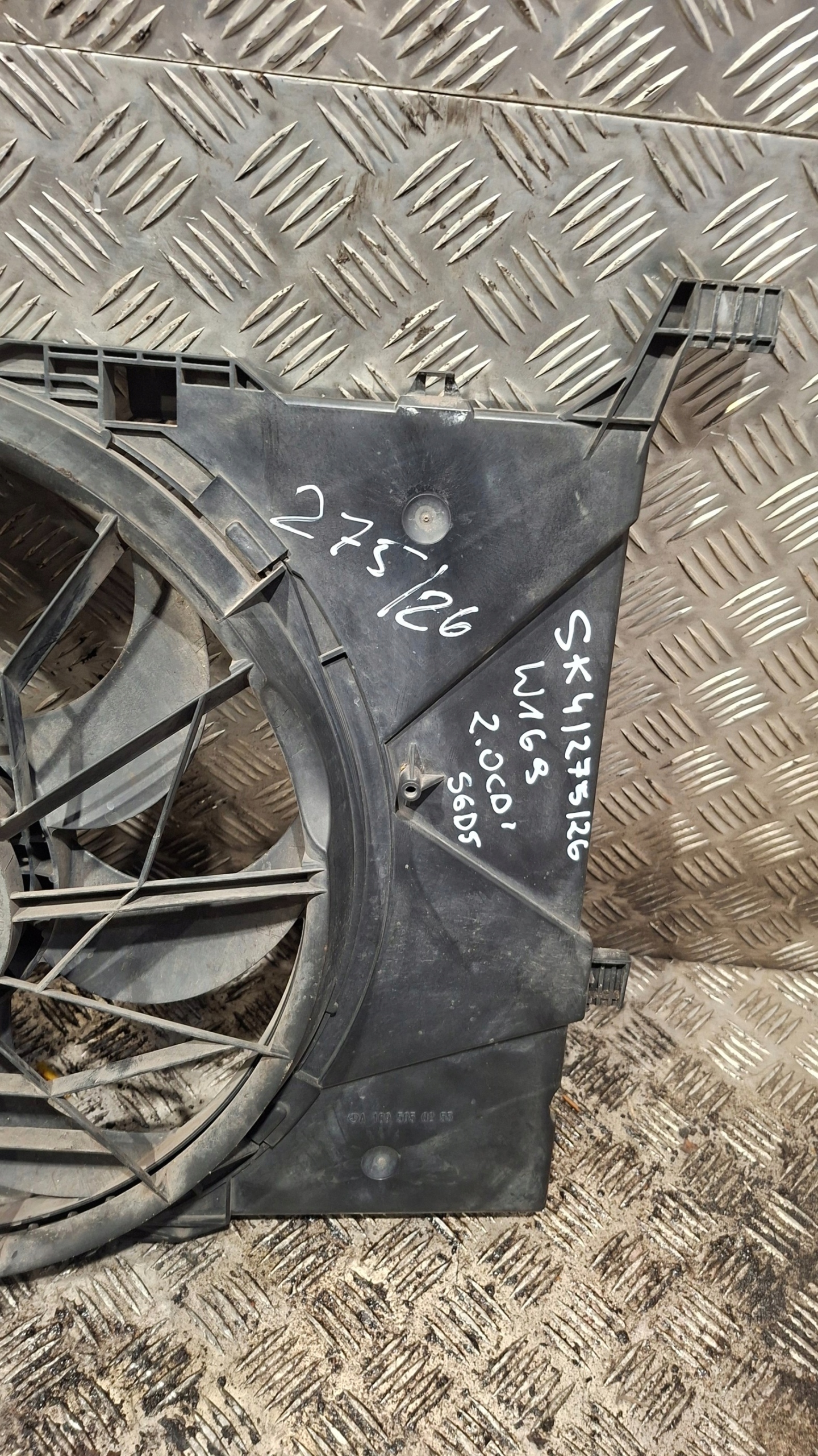 radiator fan MERCEDES W169 2.0CDI