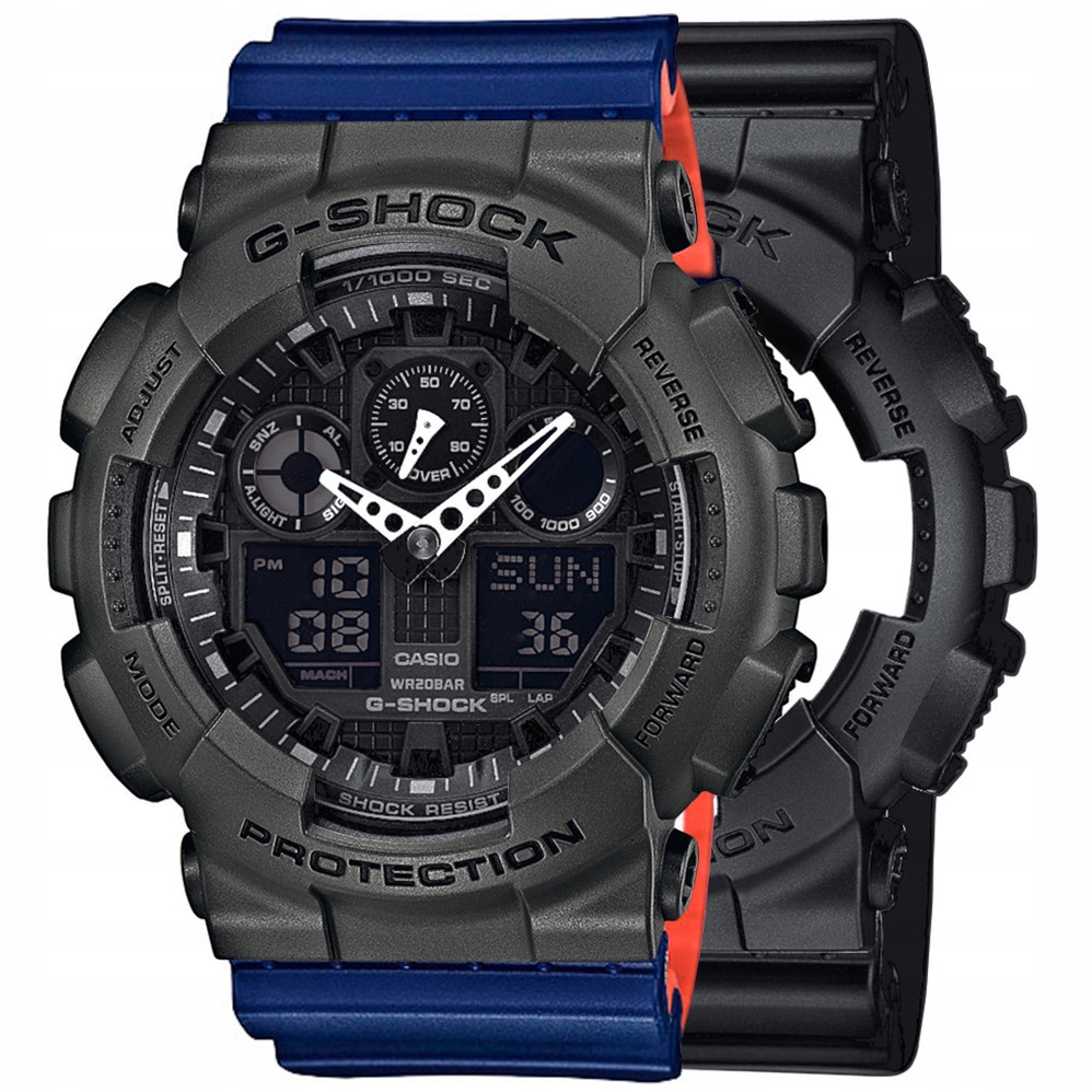 Hodinky Casio G-Shock Set GA-100-1A1ER Rámeček 10467795 Řemínek 10527467