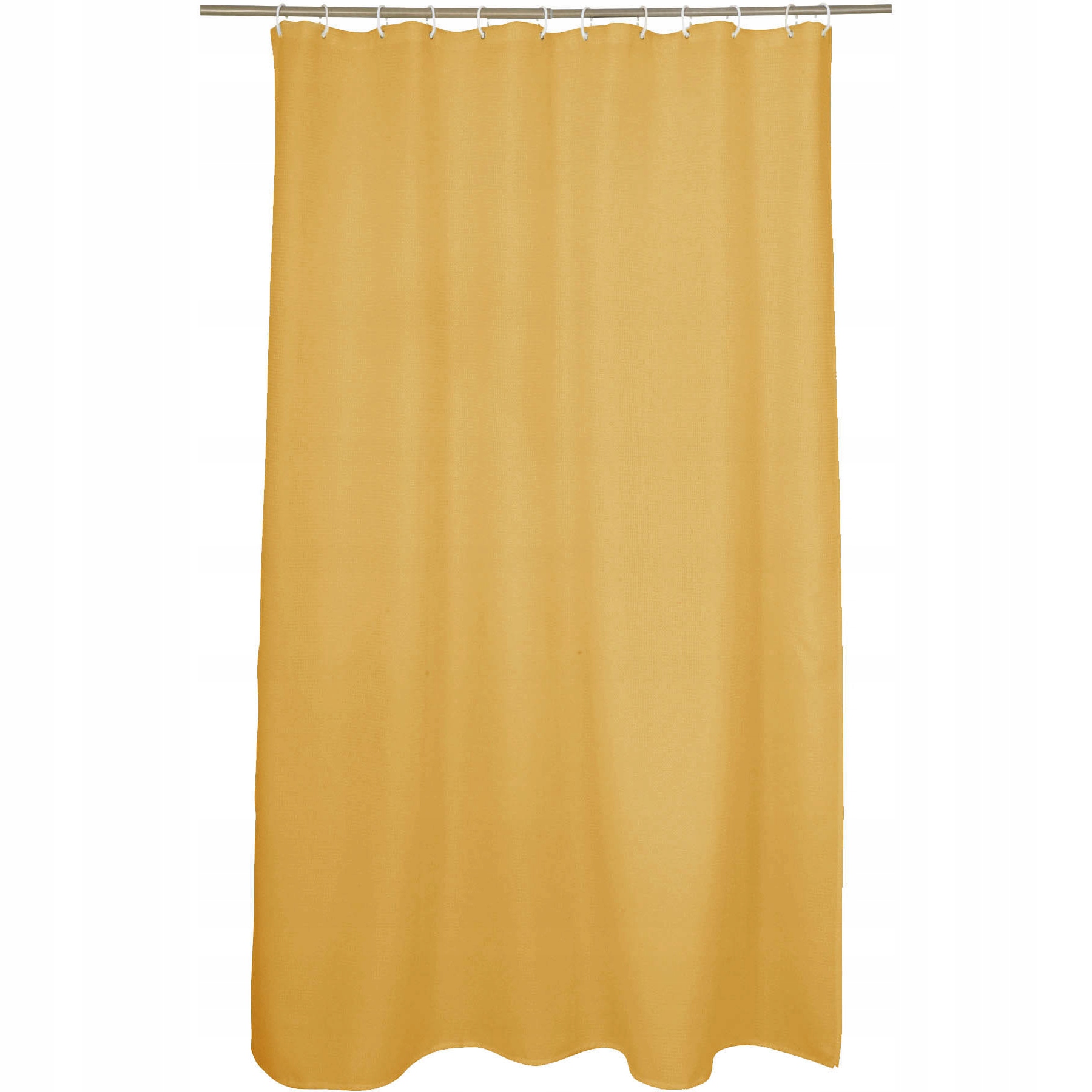 

Wodoodporna Zasłona Prysznicowa Materiałowa Żółta