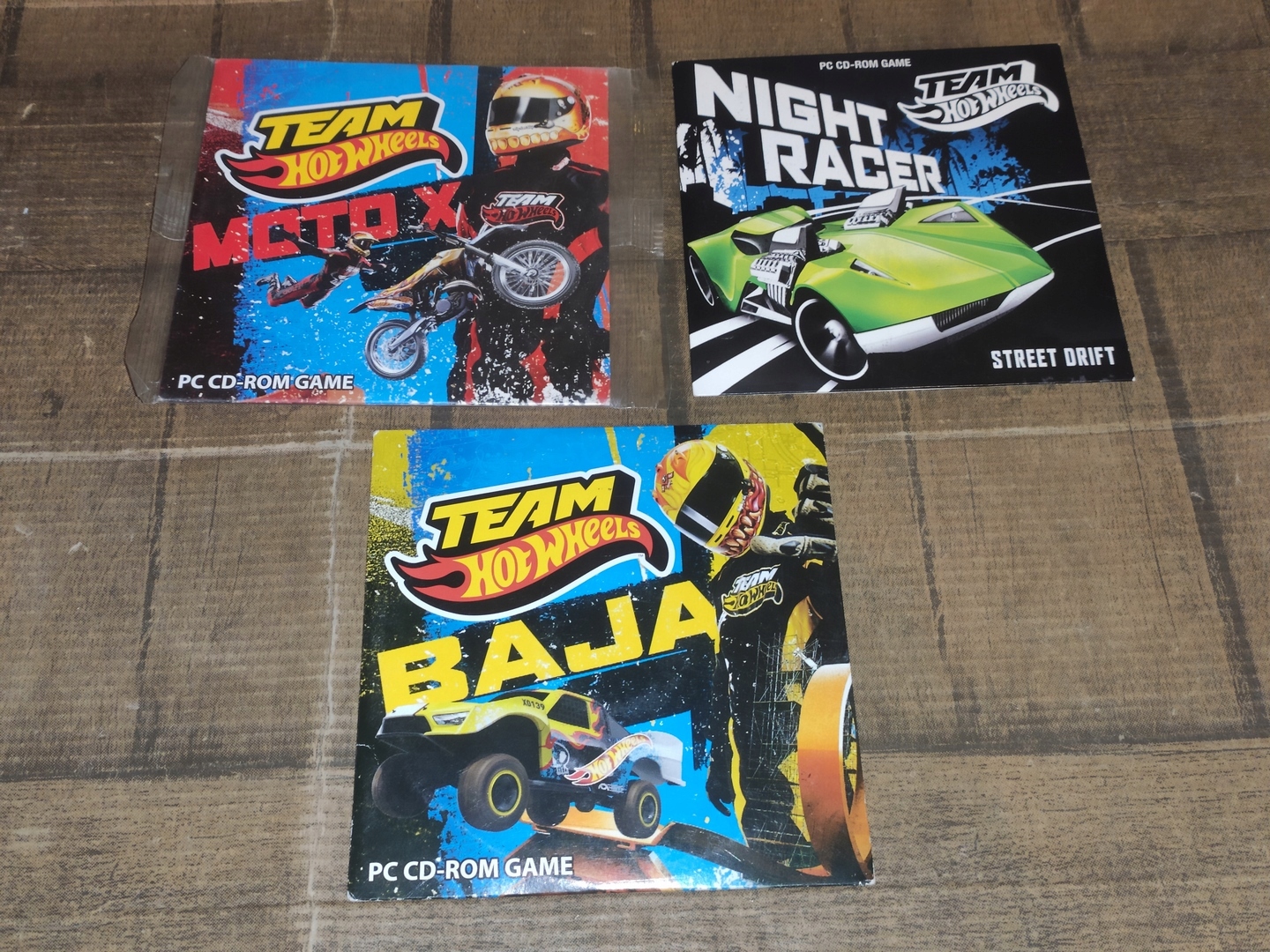 TEAM HOT WHEELS BAJA MOTO X STREET DRIFT 3xCD PC Stan używany 48,40