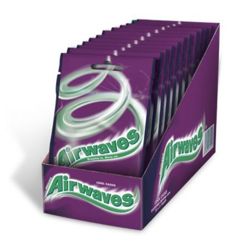 Airwaves Cool Cassis Guma do żucia bez cukru 29g x 22 torebki