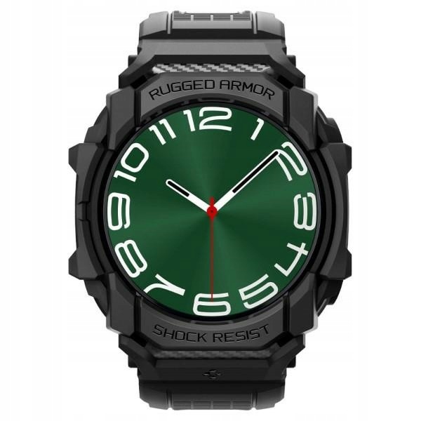 Spigen Rugged Armor Pro Samsung WatchUltra 47mm czarny/matte black ACS08427