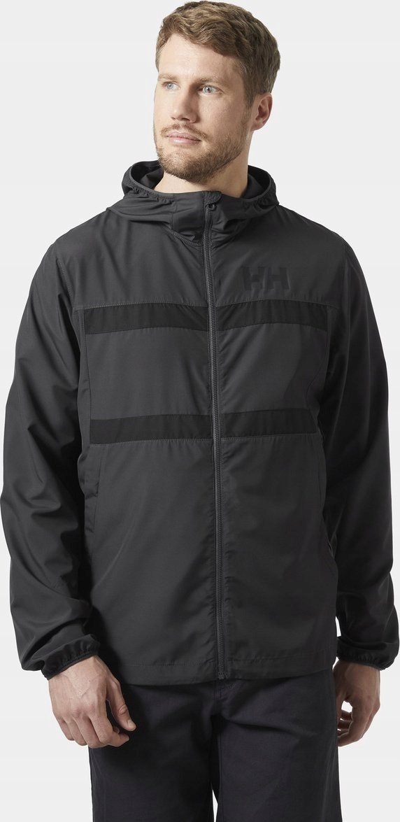 Helly Hansen Černá Bunda S Kapucí Bez Zateplení S X_a