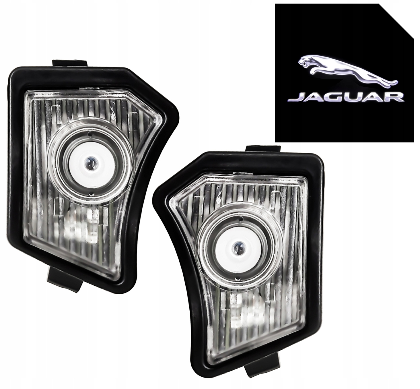 2x Led svietidlá Projektor Podsvietenie Zrkadiel Jaguar Xe Xf Xj Xk I-Pace