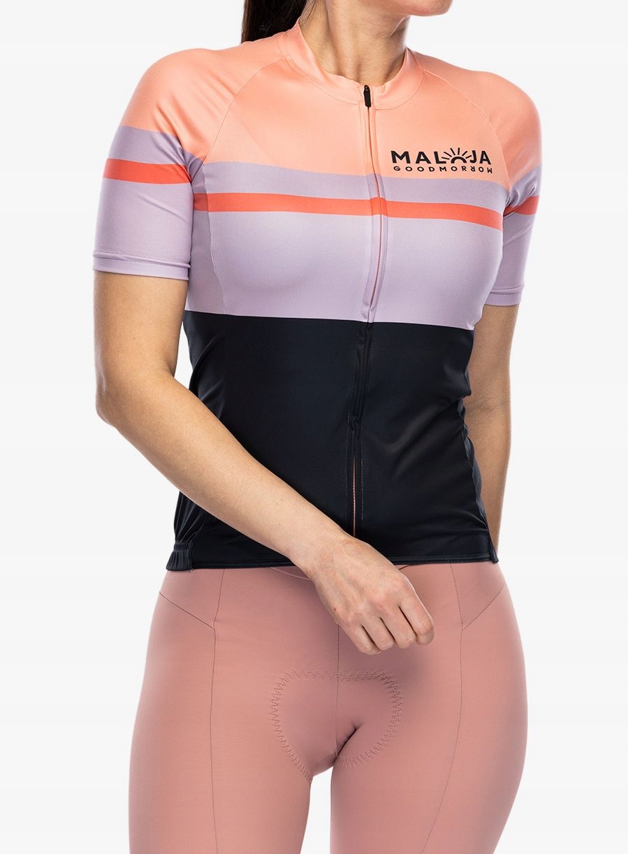 Koszulka kolarska damska Maloja Madrisa deep black M