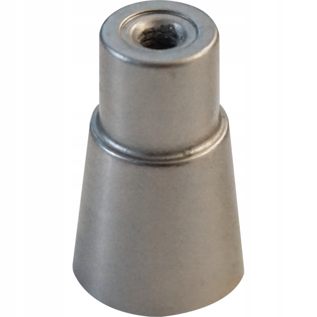 Gałka uchwyt do przepustnicy M4 satyna kratki