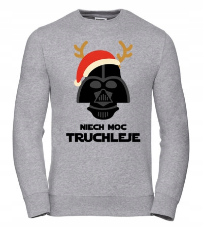 Pánská Mikina Nechť moc truchlí 2XL Šedá Dárek k Vánocům pro něj Chlap