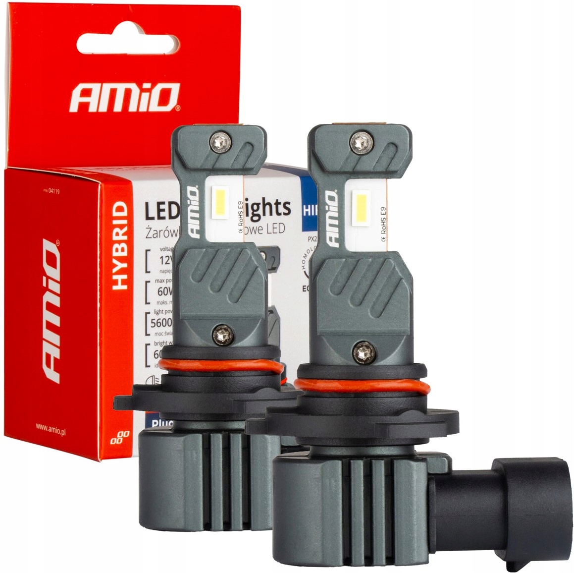 Żarówki Led Hybrid HIR2 Canbus 1:1 Rozmiar 6000K 5600LM 60W