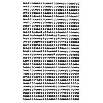 

Kryształki Samoprzylepne 3MM, 806 Szt Black