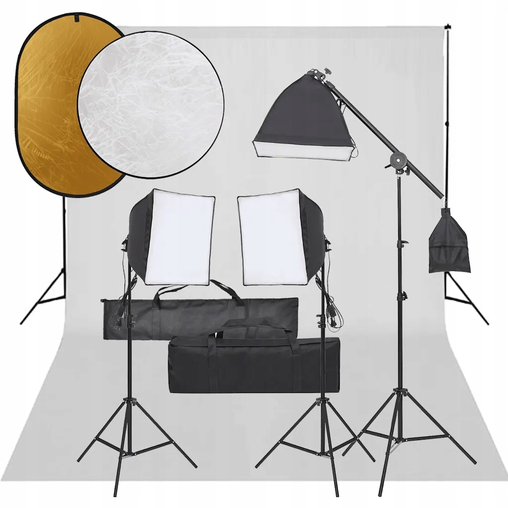 Zestaw Fotograficzny 5w1 40x40 czarny/biały