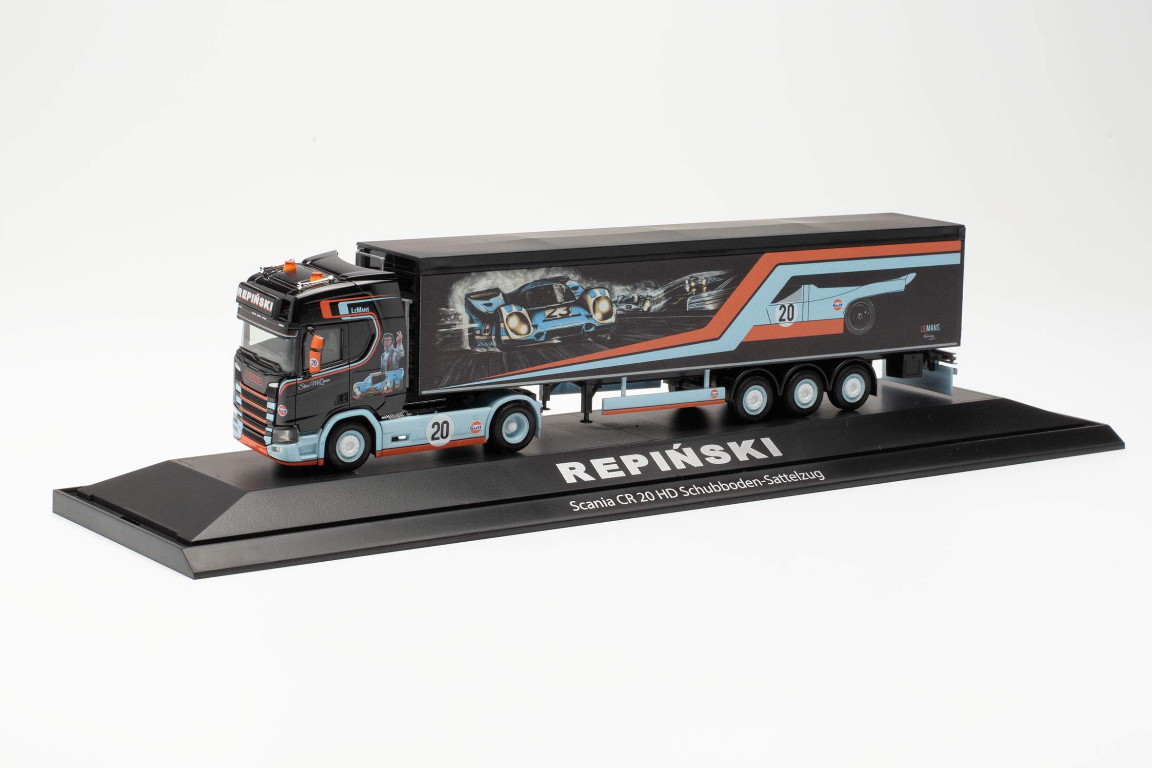 Herpa 122283 Scania Cr 20 Hd Repinski Le Mans